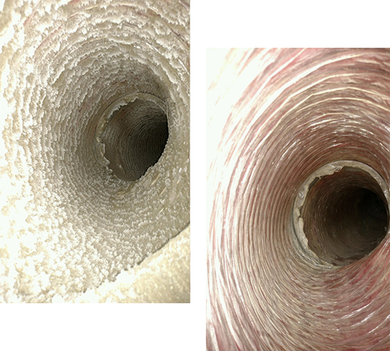 Dryer Vent Cleaning Before And After